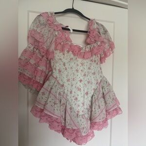 Selkie Pillow Fight Cupid top and matching bloomers